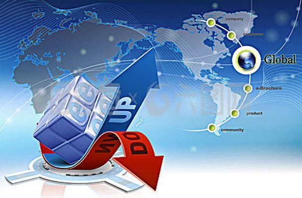 網(wǎng)絡(luò)魔方指示psd素材